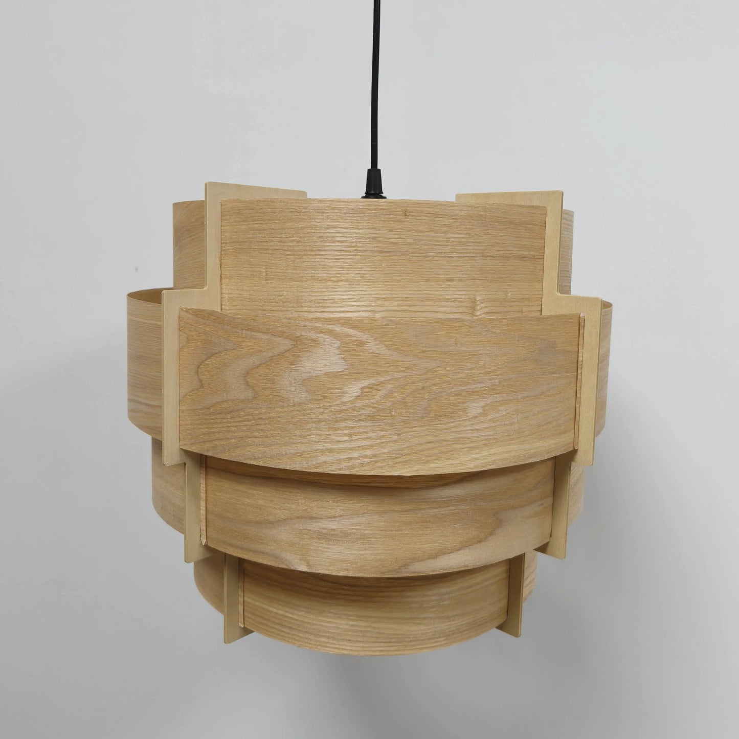 Luminaires suspendus en bois à faire soi-même, fabriqués à partir de tambours - 38 x 28 cm - Style japonais - 2025