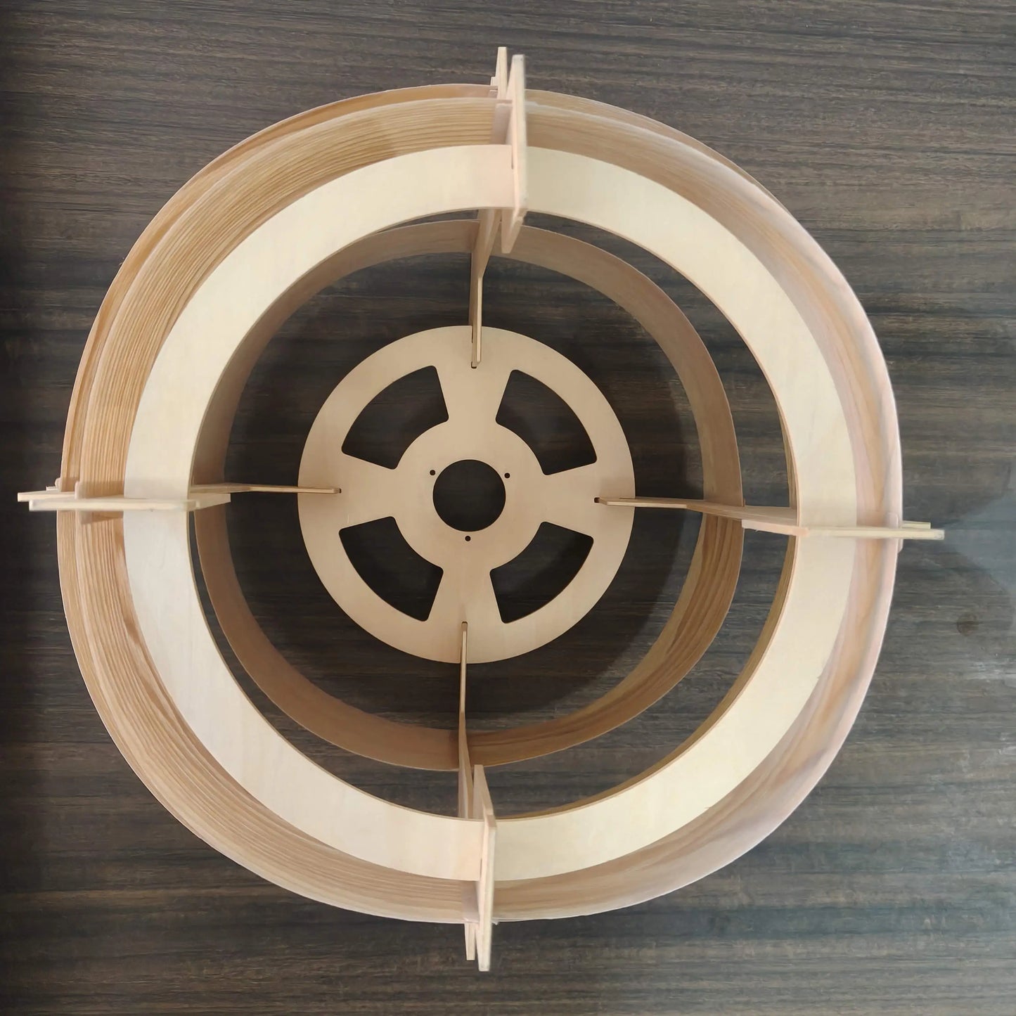 Luminaires suspendus en bois à faire soi-même, fabriqués à partir de tambours - 38 x 28 cm - Style japonais - 2025