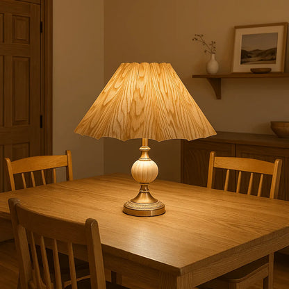Abat-jours scandinaves en bois de coquille Saint-Jacques pour lampes de table et de sol | Kits de fabrication d'abat-jours DIY