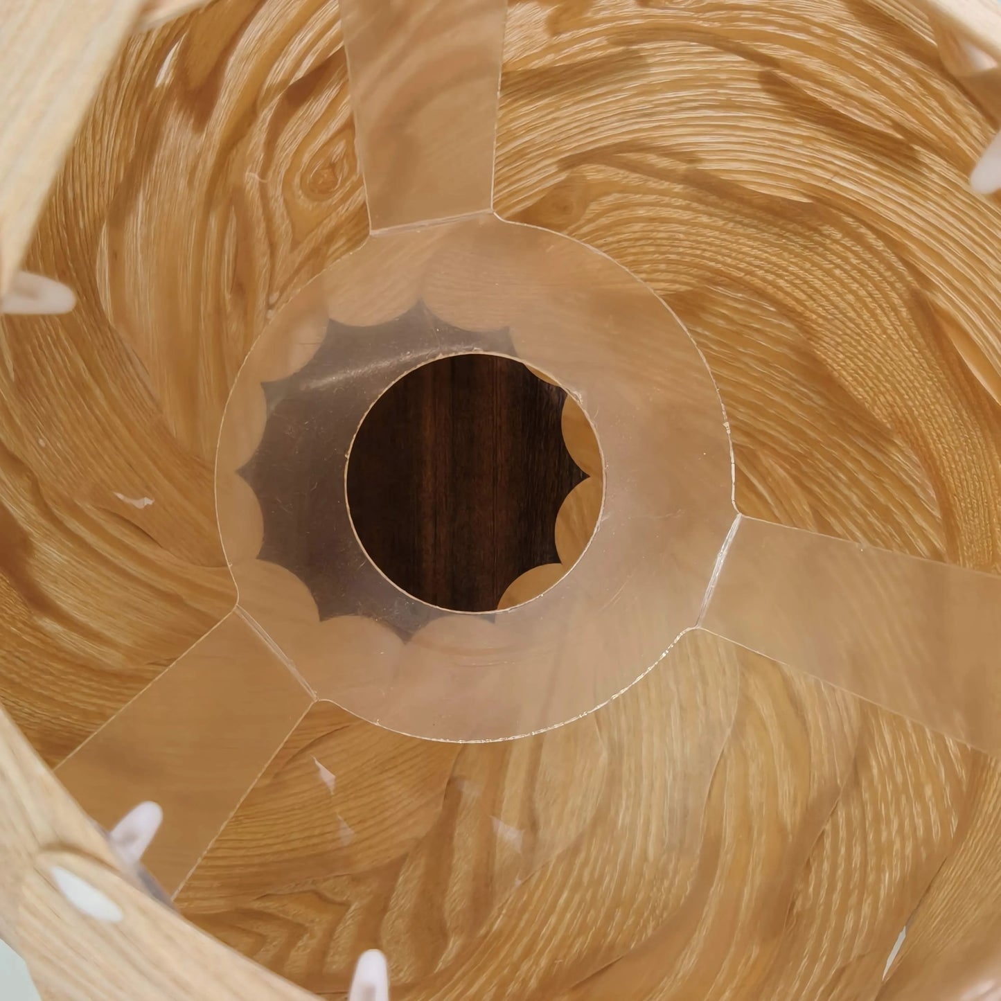 Nordic Egg-Shaped Wooden Pendant Light Shade for Kitchen Island & Bedside  – E27/E26