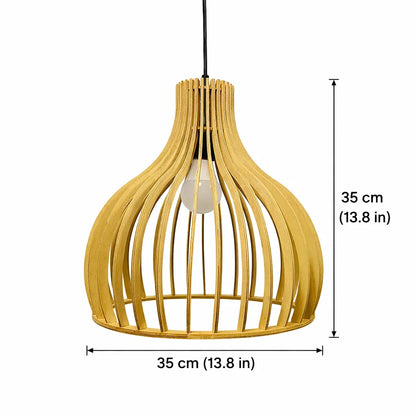 Kit de Bricolage pour Abat-jour Suspendu en Bois Sculptural Scandinave – M11/E10